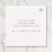 Vloeiend Logo Product Hang Labels (Achterkant)