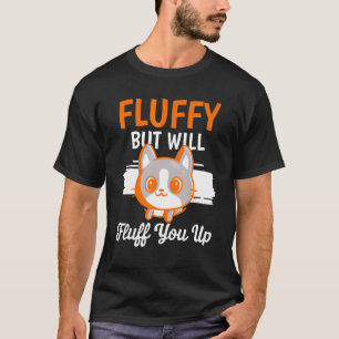 Vloeiend, maar je maakt een kat op de keuken t-shirt