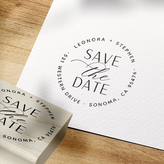 Vloeiend Manuscript Wedden sparen het Adres van de Rubberstempel