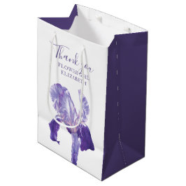 Vloeiend meisje bedankt voor je bruiloft. medium cadeauzakje