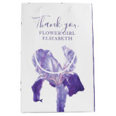 Vloeiend meisje bedankt voor je bruiloft. medium cadeauzakje (Voorkant)