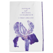 Vloeiend meisje bedankt voor je bruiloft. medium cadeauzakje (Achterkant)