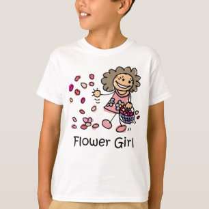 Vloeiend meisje t-shirt