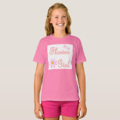 Vloeiend meisje t-shirt (Voorkant volledig)