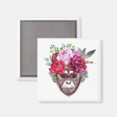 Vloeiend monnikegezicht magneet (Voorkant / Achterkant)