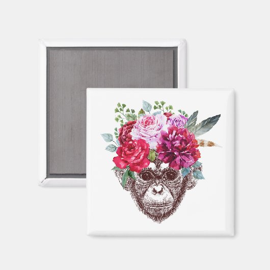 Vloeiend monnikegezicht magneet (Voorkant / Achterkant)