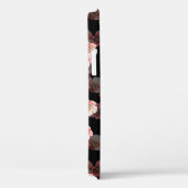 Vloeiend naadloos patroonvlek op zwarte pony Case-Mate iPhone case (Achterkant / Rechts)