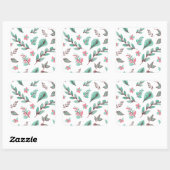 Vloeiend ontwerp reeks 2 vierkante sticker (Vel)