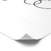 Vloeiend oppervlak poster (Hoek)