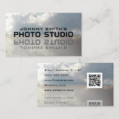 Vloeiend oppervlaktespiegeleffect visitekaartje (Voorkant / Achterkant)