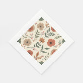 Vloeiend papier servet (Hoek)