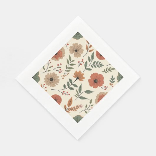 Vloeiend papier servet (Hoek)