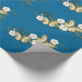 Vloeiend papier voor gouden vlinders (Hoek)