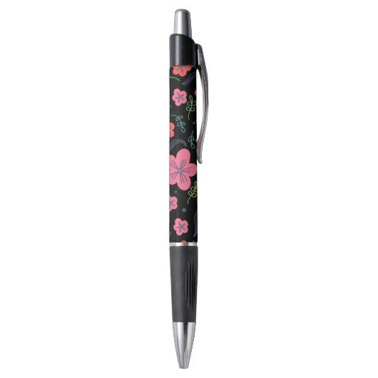 Vloeiend patroon kleurig mooi pen (Achterkant (Verticaal))