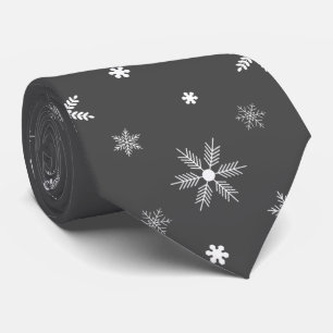 vloeiend patroon van vlokken stropdas