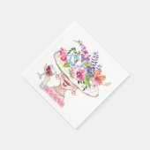 Vloeiend Pet van tuinbouwpartij Servet (Hoek)