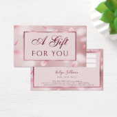 Vloeiend petals Faux Folie Gift Kaart (Bureau)