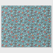 Vloeiend Pop Aqua-opvulpapier Cadeaupapier (Vlak)