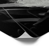 Vloeiend portret in zwart-wit poster (Hoek)