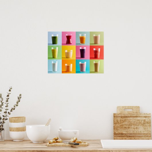 Vloeiend Poster (Keuken)