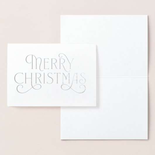 Vloeiend prettig kerstontwerp folie kaarten (Display)