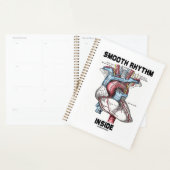 Vloeiend ritme in medisch anatomisch hart planner (Display)