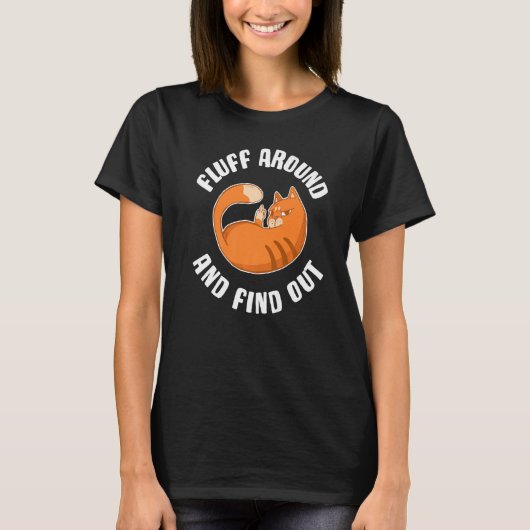 Vloeiend rond en ontdek t-shirt (Voorkant)