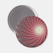 Vloeiend rood Whirlpool2 Magnet (Voorkant / Achterkant)