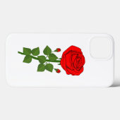 Vloeiend roos - Rode rozen! Case-Mate iPhone Case (Achterkant (horizontaal))