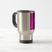 Vloeiend roze ontwerp reisbeker (Voorkant links)