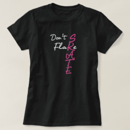 Vloeiend Schaats T-Shirt niet