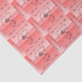 Vloeiend schoonheid koraal tissuepapier (Detail)