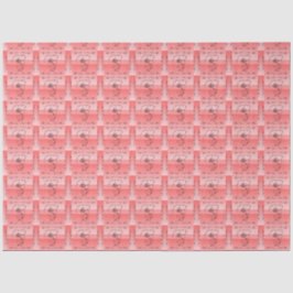 Vloeiend schoonheid koraal tissuepapier