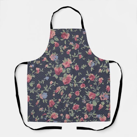 Vloeiend Schort voor All-Over Print Pattern, gemid (Voorkant)