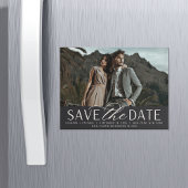 Vloeiend script | Foto Save the Date Magnet