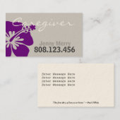 Vloeiend sjabloon voor visitekaartje (Voorkant / Achterkant)