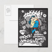 Vloeiend, smack - Collage Briefkaart (Voorkant / Achterkant)