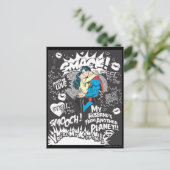 Vloeiend, smack - Collage Briefkaart (Staand voorkant)