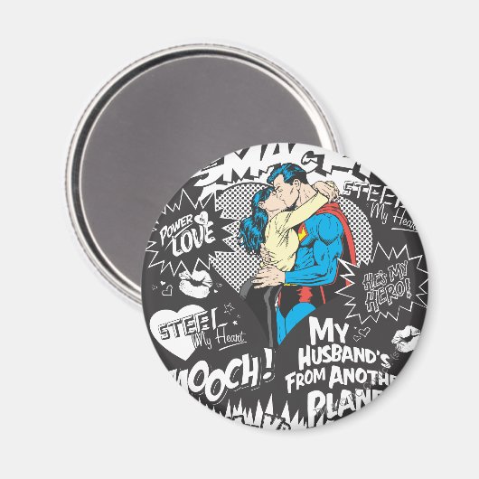 Vloeiend, smack - Collage Magneet (Voorkant / Achterkant)