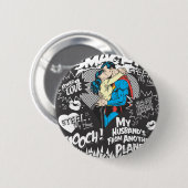 Vloeiend, smack - Collage Ronde Button 5,7 Cm (Voorkant /achterkant)