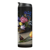 Vloeiend stilleven Bosschaert Colorful Art Monogra Thermosbeker (Geroteerd rechts)
