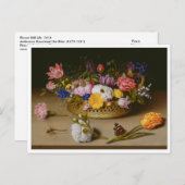 Vloeiend stilleven door Bosschaert Briefkaart (Voorkant / Achterkant)