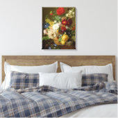 Vloeiend stilleven op een marmer, 1800-01 canvas afdruk (Insitu (Slaapkamer))