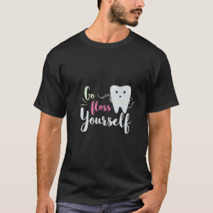 Vloeiend tandheelkundige tandheelkundige tandheelk t-shirt