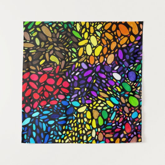 vloeiend tapijt wandkleed (Voorkant)