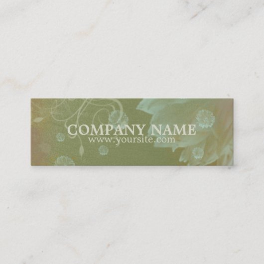 Vloeiend thema - Label productprijs, Visitekaartje (Voorkant)