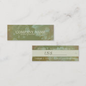 Vloeiend thema - Label productprijs, Visitekaartje (Voorkant / Achterkant)