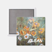 "Vloeiend veld #1" Status van reinigingsapparaat r Magneet (Voorkant / Achterkant)