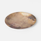 Vloeiend veld Rustisch land Weddenschap Papieren Bordje (Gekanteld)