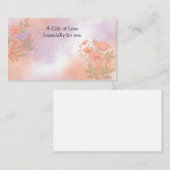 Vloeiend Visitekaartje met ventilatorventilator (Voorkant / Achterkant)